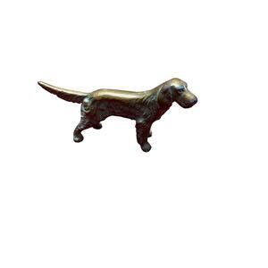 Vintage Vienna Bronze Irish Setter Hunting Dog Sculpture 3 1/2” Figurine